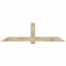 Ekena Millwork Eugene Rough Sawn Timber Gable Bracket, Douglas Fir, 84"W x 24"H x 4"D x 6"F, 7/12 Pitch GBW084X24X0406EUG00RDF - alternate 1